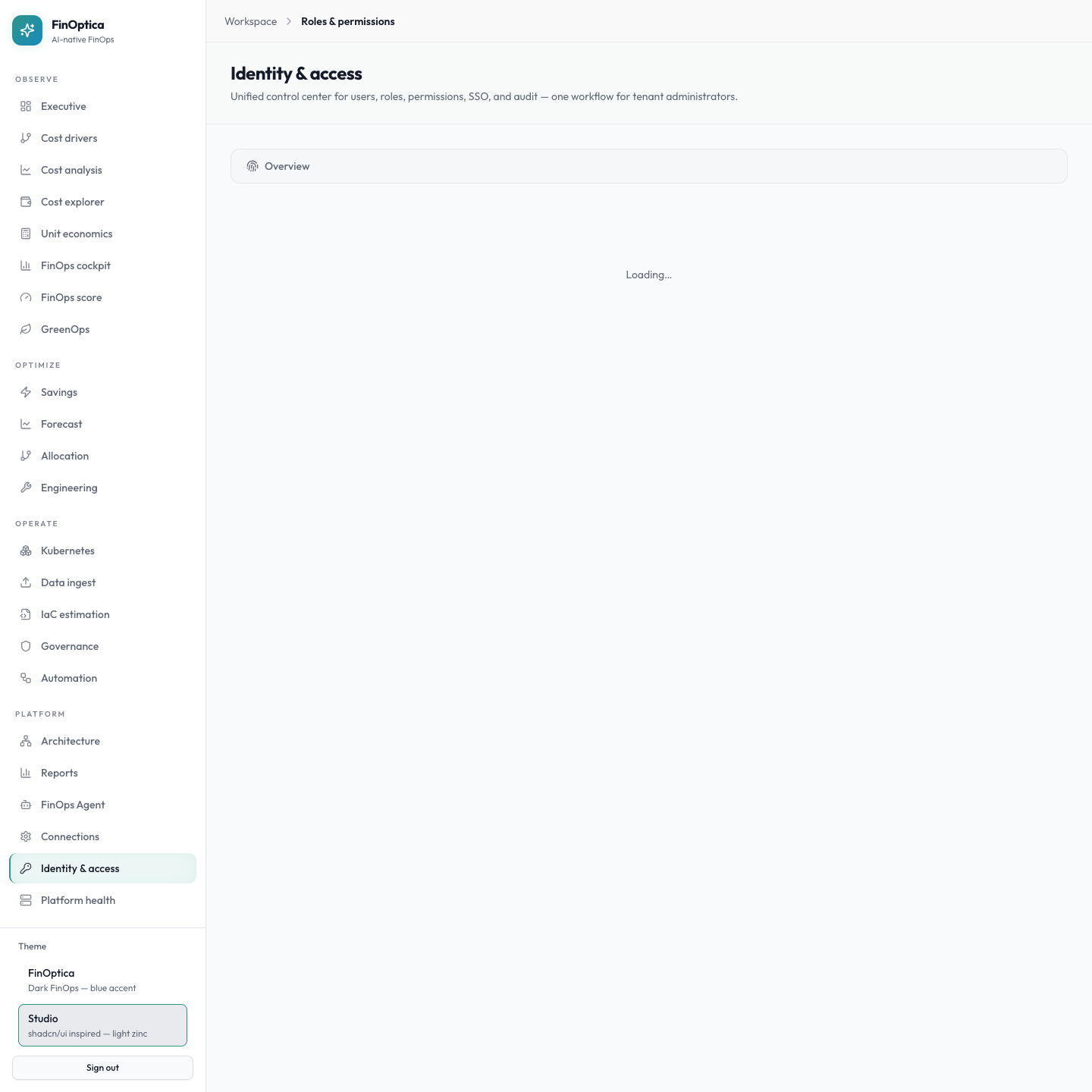 Rôles & permissions IAM